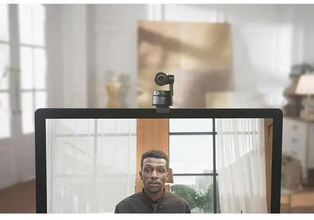 Alt view image 7 of 7 - OBSBOT Tiny 4K Webcam 4K 3840 x 2160 Pixel Stand