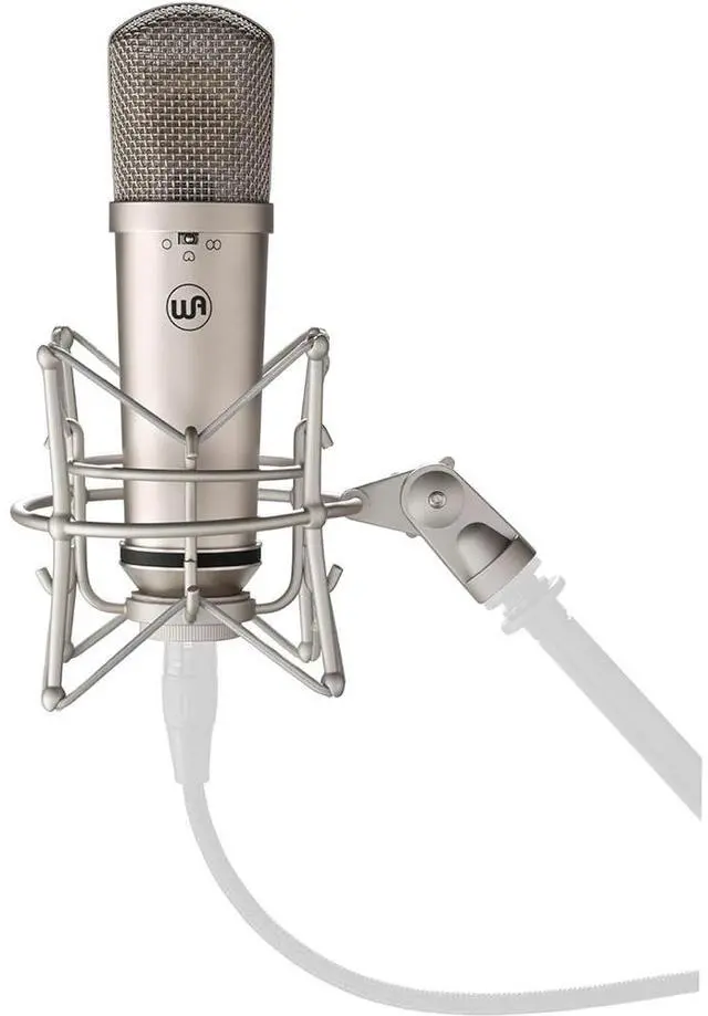 Alt view image 5 of 5 - Warm Audio WA-87jr SE Large-Diaphragm Cardioid Condenser Microphone (Nickel)