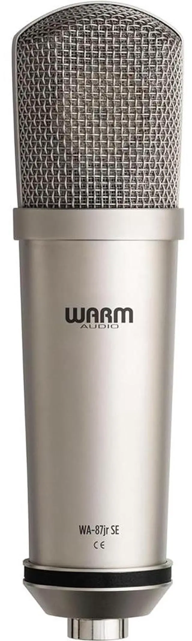 Alt view image 2 of 5 - Warm Audio WA-87jr SE Large-Diaphragm Cardioid Condenser Microphone (Nickel)