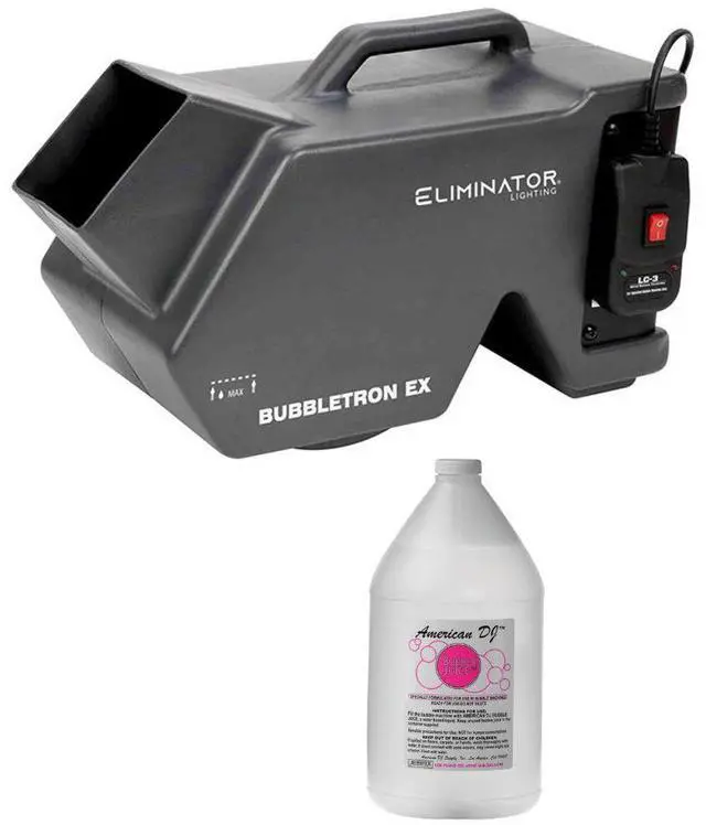 Main image of Eliminator Lighting Bubbletron EX High-Powered Bubble Machine Bundle with American DJ BUB/G Bubble Juice (1 Gallon)