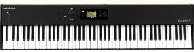 Alt view image 3 of 7 - StudioLogic SL88 GT 88-Note Controller Keyboard with TP/400 Wooden-Touch Keys Bundle with Piano-Style Sustain Pedal, Keyboard Dust Cover, large and MIDI to MIDI Cable 10'
