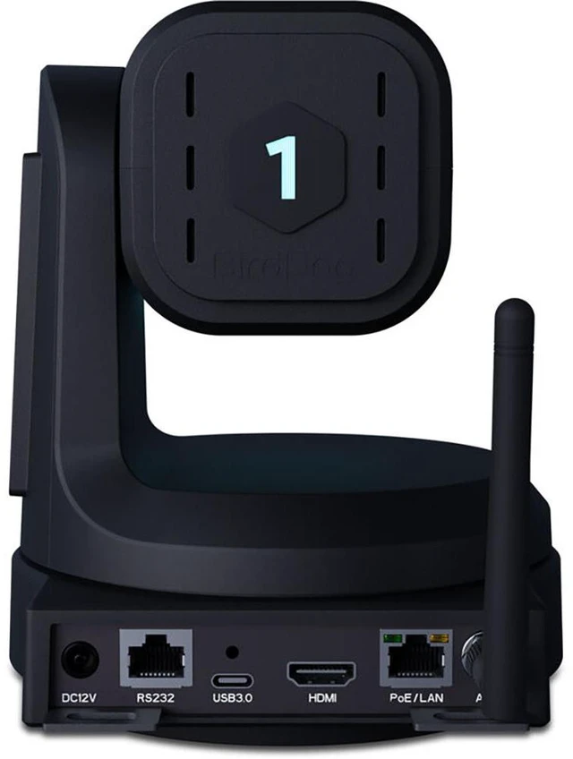 Alt view image 4 of 7 - BirdDog X1 PTZ Camera with 30x Optical Zoom (Black) (3 Pack) Bundle with BirdDog KBD PTZ Controller with Integrated Screen, Pearstone Standard Series HDMI to HDMI High-Speed Ethernet Cable - Black, 6'