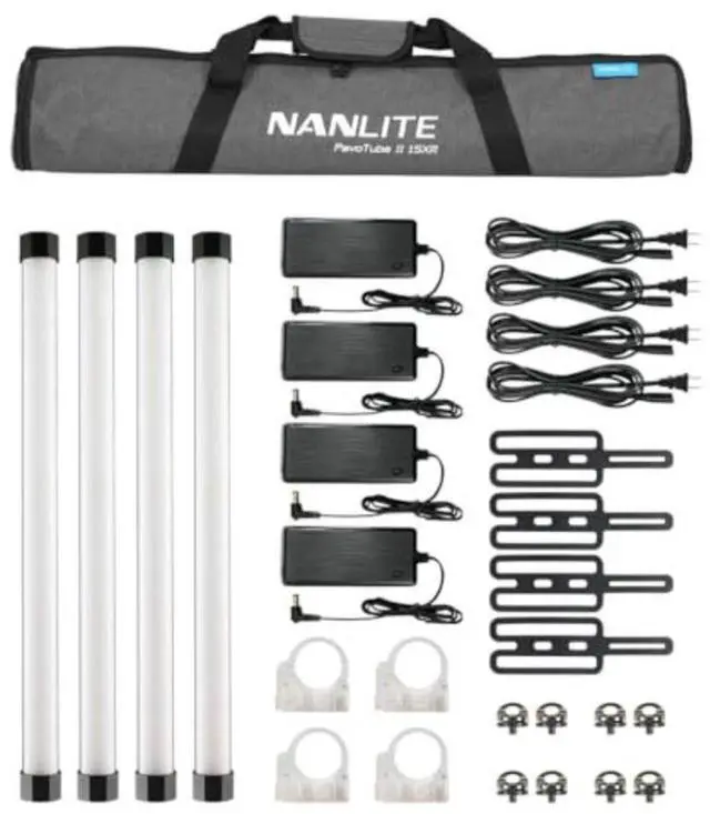 Main image of Nanlite PavoTube II 15XR RGB LED Pixel Tube Light (2', 4-Light Kit)