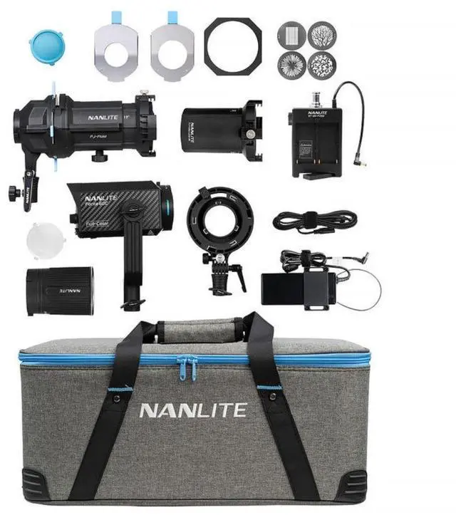 Main image of Nanlite Forza 60C RGB LED Monolight (Projection Attachment Kit)