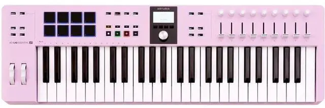 Main image of Arturia KeyLab Essential mk3 49-Key Universal MIDI Controller and Software (Rose Quartz)