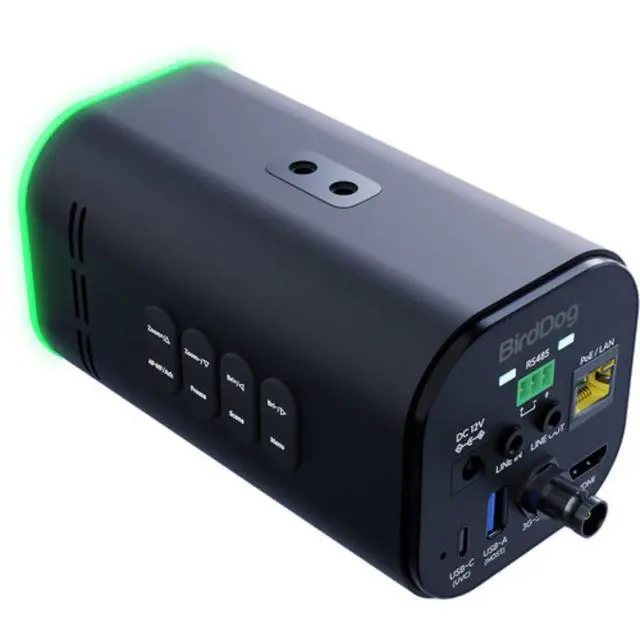 Alt view image 5 of 7 - BirdDog MAKI Ultra 4K Box Camera with 12x Zoom (Black)