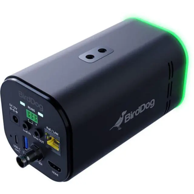 Alt view image 6 of 7 - BirdDog MAKI Ultra 4K Box Camera with 12x Zoom (Black)