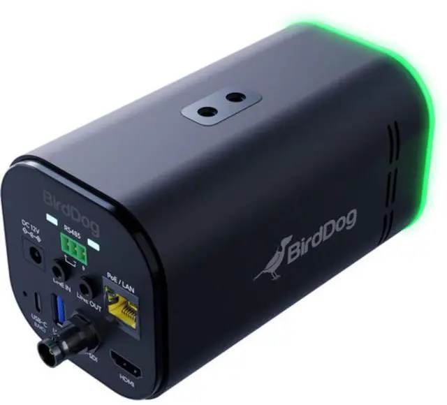 Alt view image 6 of 7 - BirdDog MAKI Ultra 4K Box Camera with 12x Zoom (Black) Bundle with 6' HDMI Cable and 6ft USB 2.0 Cable