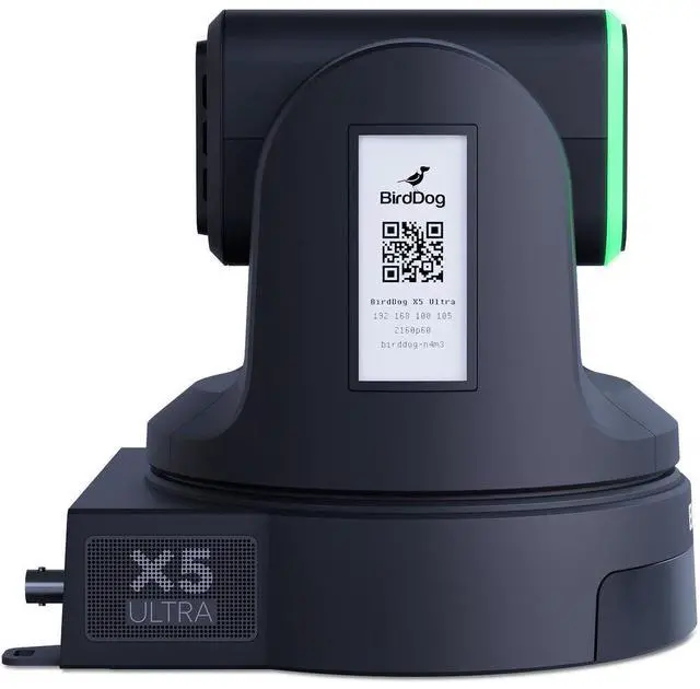 Alt view image 4 of 6 - BirdDog X5 Ultra PTZ Camera with 20x Optical Zoom (Black)