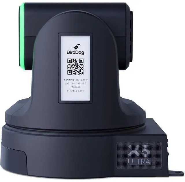 Alt view image 5 of 6 - BirdDog X5 Ultra PTZ Camera with 20x Optical Zoom (Black)