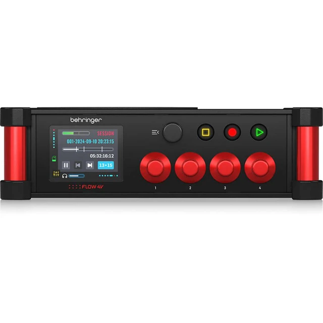 Alt view image 3 of 7 - Behringer FLOW 4V Digital Audio Mixer and Field Recorder with Wireless Remote Control Bundle with Behringer FLOW 4VIO StageConnect I/O Extender for FLOW 4V Mixers