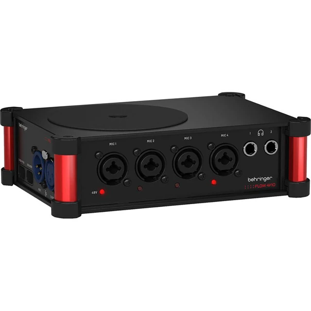 Alt view image 7 of 7 - Behringer FLOW 4V Digital Audio Mixer and Field Recorder with Wireless Remote Control Bundle with Behringer FLOW 4VIO StageConnect I/O Extender for FLOW 4V Mixers