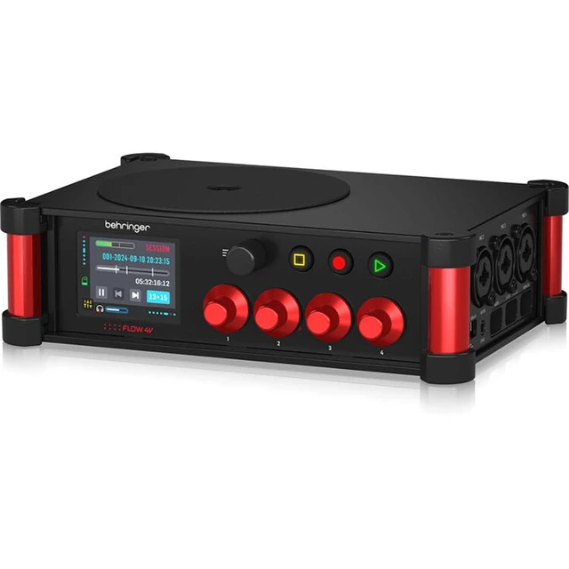 Alt view image 4 of 7 - Behringer FLOW 4V Digital Audio Mixer and Field Recorder with Wireless Remote Control Bundle with 64GB Extreme UHS-I Memory Card with SD Adapter, Kellards XLR-P20T 20 Microphone Cable (2 Pack)