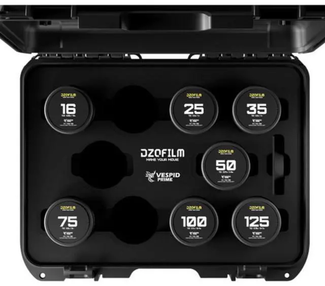 Main image of DZOFilm VESPID Prime 7-Lens Kit (PL & EF Mounts)