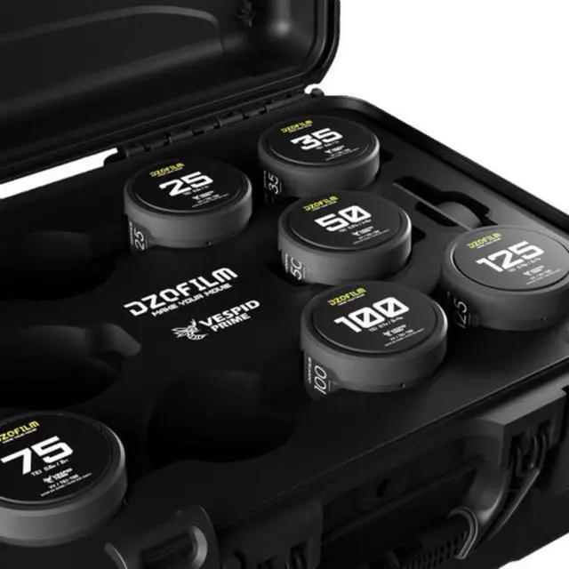 Alt view image 3 of 3 - DZOFilm VESPID Prime 7-Lens Kit (PL & EF Mounts)