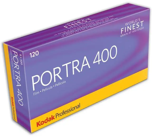 Main image of Kodak Professional Portra 400 Color Negative Film (120 Roll Film, 5-Pack)