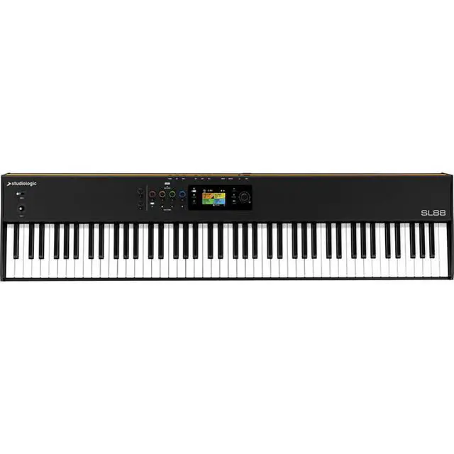 Alt view image 4 of 7 - StudioLogic SL88 MK2 88-Key MIDI Controller Hammer Action Bundle with Ultimate Support APEX AX-48 Pro Plus Portable Column Keyboard Stand, Kellards MID-P10T Pro MIDI to MIDI Cable 10 Feet (2 Pack)