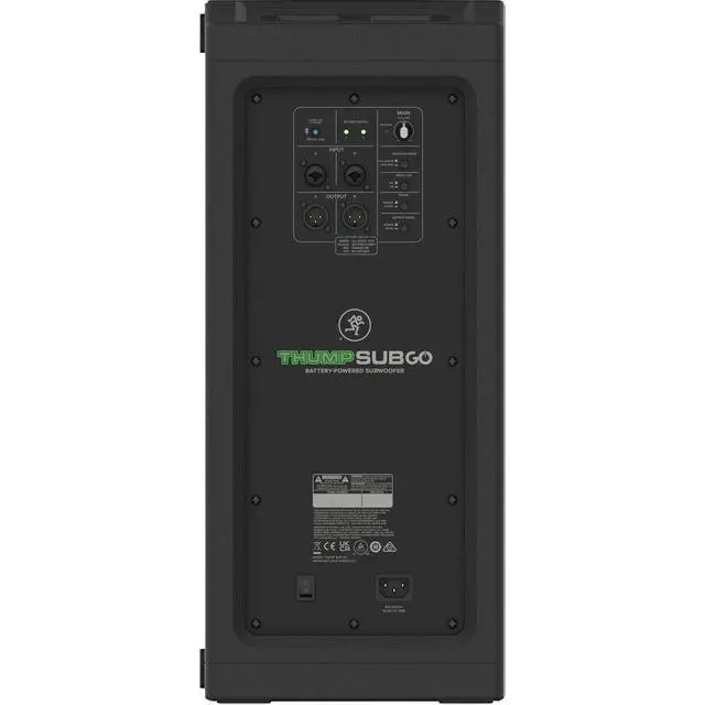 Alt view image 5 of 7 - Mackie ThumpSub GO 8" 400W Portable Battery-Powered Subwoofer Bundle with Mackie Rechargeable Battery for Thrash212 GO Loudspeaker and ThumpSub GO