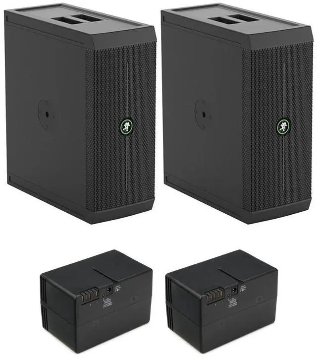 Main image of Mackie ThumpSub GO 8" 400W Portable Battery-Powered Subwoofer (2 Pack) Bundle with Mackie Rechargeable Battery for Thrash212 GO Loudspeaker and ThumpSub GO (2 Pack)