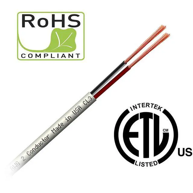 Alt view image 2 of 2 - Master Cable 2-Conductor 16 AWG Pure Copper Commercial Speaker Wire (500')