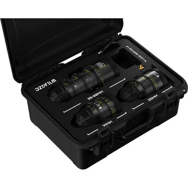 Alt view image 2 of 5 - DZOFilm Y24 Educational Catta Ace 35-80mm + VESPID 16 & 25mm Lens Kit (PL)
