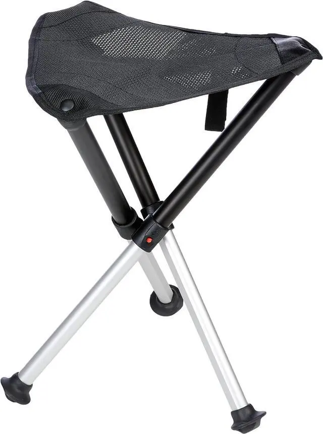 Alt view image 3 of 7 - Walkstool Comfort L, 18" High Large Portable Tripod Stool, Supports up to 440 Bundle with Walkstool - Reinforcement Strap Steady - Featable with Camping Stool Comfort Models - Black Color - OneSize