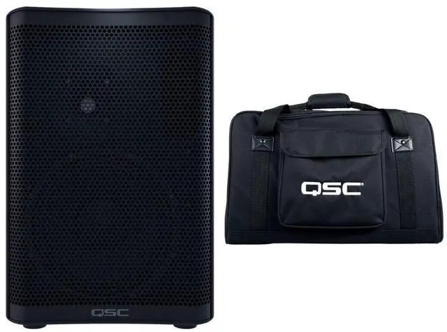Main image of QSC CP8 Two-Way 8" 1000W Compact Powered Loudspeaker with DSP Bundle with QSC Tote for the CP8 Compact Powered Loudspeaker