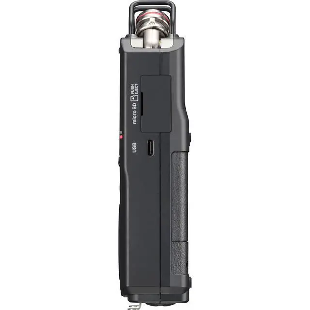 Alt view image 4 of 14 - TASCAM DR-40XP 4-Channel 32-Bit-Float Portable Field Recorder with USB-C Interface and Adjustable Mics