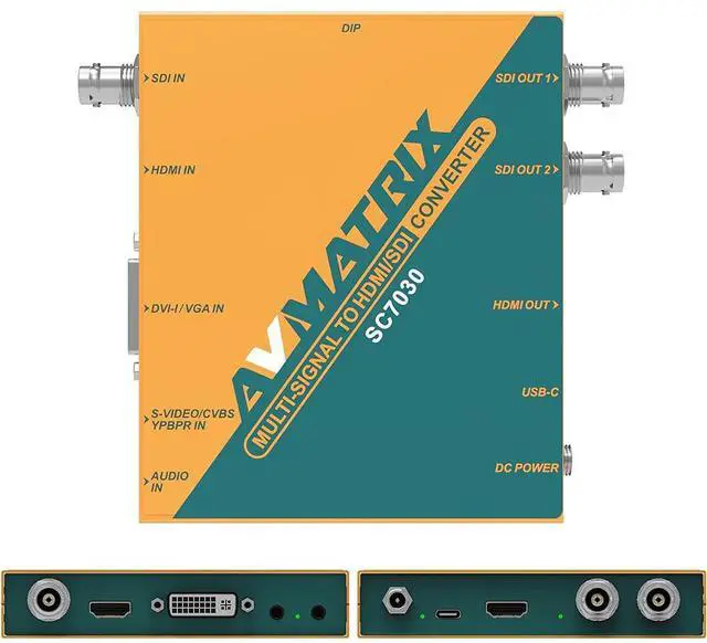 Main image of AVMATRIX SC7030 Multi-Signal to SDI/HDMI Cross Converter