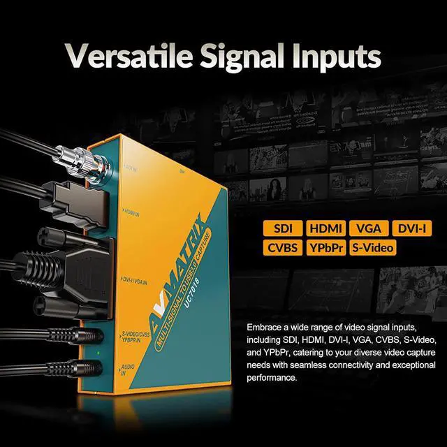 Alt view image 2 of 6 - AVMATRIX Multi-Signal to USB 3.0 Capture