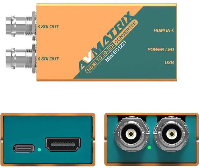 Main image of AVMATRIX Mini SC1221 HDMI to Dual 3G-SDI Pocket-Size Broadcast Converter