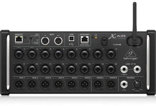 Alt view image 3 of 7 - Behringer X AIR XR18 18x12 Digital Mixer for iPad/Android Tablets Bundle with Kellards XLR-P20T Pro 20 ft XLR Microphone Cable (Pack of 4), Kellards MID-P10T Pro MIDI to MIDI Cable 10 Feet (Pack of 2)