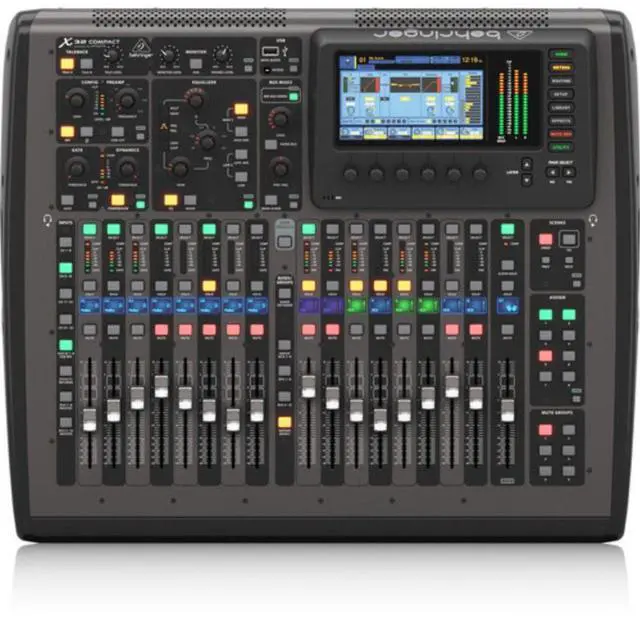 Alt view image 3 of 7 - Behringer X32 COMPACT 16 x 8 Digital Mixing Console Bundle with Gator G-MIXERBAG-2621 - Padded Carry Bag for Large Format Mixers (26 x 21 x 8.5")