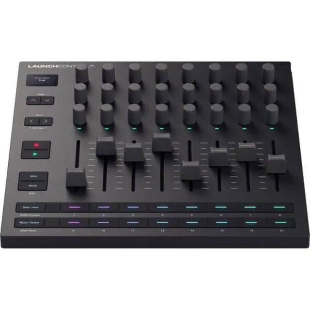 Alt view image 5 of 7 - Novation Launch Control XL 3 Control Surface for DAWs Bundle with Kellards MID-P10T Pro MIDI to MIDI Cable 10 Feet, Polsen HPC-A30 Closed-Back Studio Monitor Headphones