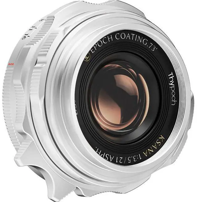 Alt view image 2 of 7 - Thypoch Ksana 21mm f/3.5 with Lens Hood (Leica M, Silver)