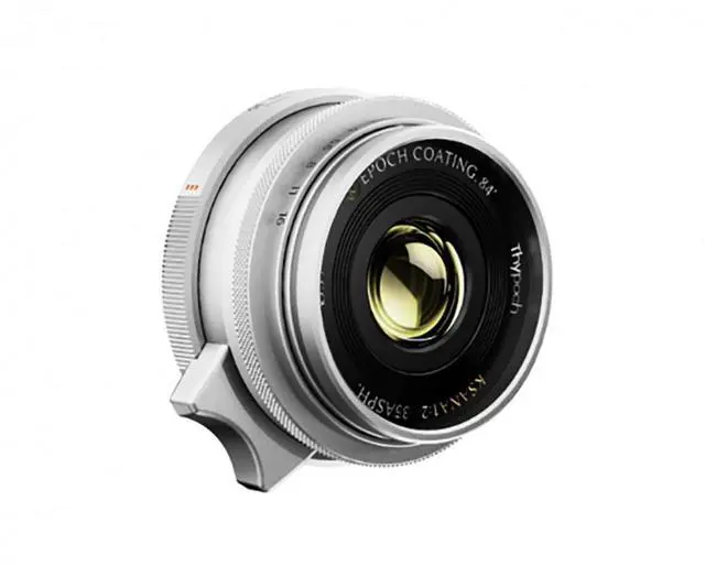 Alt view image 3 of 3 - Thypoch Ksana 35mm f/2 ASPH. Full-frame Photo Lens_with Lens Hood (Leica M, Silver Chrome)