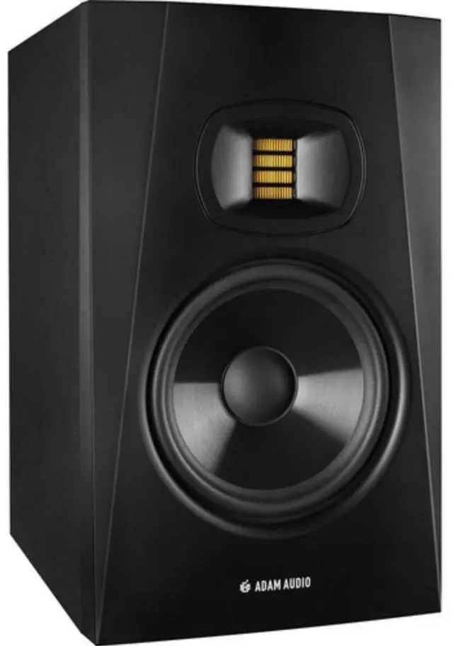Alt view image 2 of 7 - Adam Professional Audio T7V T-Series Active Nearfield Monitor (2 Pack) Bundle with Adam Audio T10S 130W 10" Active Subwoofer, On-Stage SMS6000-P Studio Monitor Stand, Kellards to MIDI Cable (2 Pack)