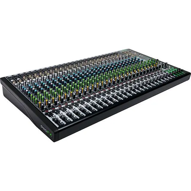 Alt view image 2 of 7 - Mackie ProFX30v3 30-Channel Sound Reinforcement Mixer with Built-In FX Bundle with Kellards XLR-P20T Pro 20 ft XLR Microphone Cable (Pack of 4)