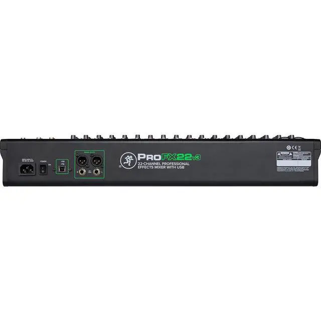 Alt view image 6 of 7 - Mackie ProFX22v3 22-Channel Sound Reinforcement Mixer with Built-In FX Bundle with Mackie Carry Bag for the ProFX22v3 22-Channel Sound Reinforcement Mixer