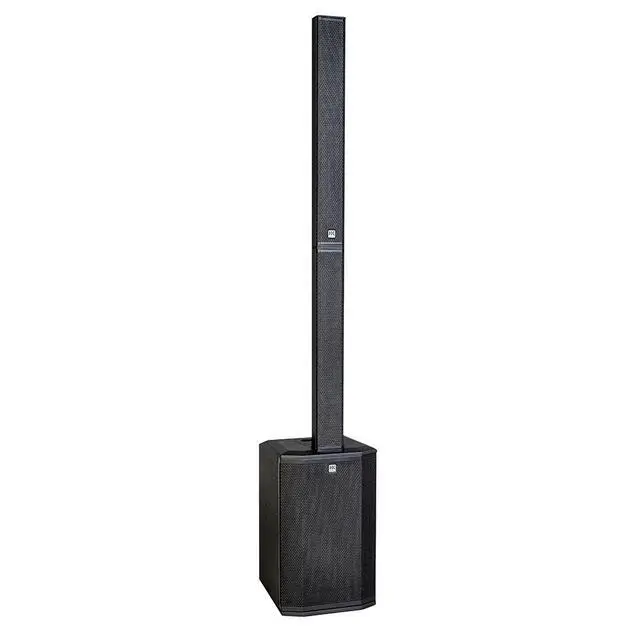Alt view image 2 of 7 - HK Audio POLAR 10 MK2 2000W Total Active Line Array Column PA System with 10" Sub Bundle with Polsen M-85 Professional Dynamic Handheld Microphone Dark Gray, XLR-P20T Pro 20 ft XLR Microphone Cable