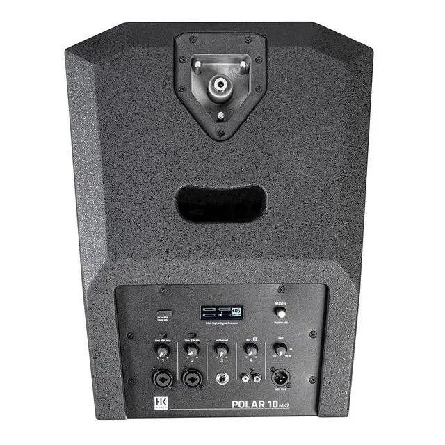 Alt view image 5 of 7 - HK Audio POLAR 10 MK2 2000W Total Active Line Array Column PA System with 10" Sub Bundle with Polsen M-85 Professional Dynamic Handheld Microphone Dark Gray, XLR-P20T Pro 20 ft XLR Microphone Cable
