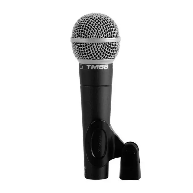 Alt view image 7 of 7 - HK Audio POLAR 12 MK2 2000W Total Active Line Array Column PA System with 12" Sub Bundle with Polsen M-85 Professional Dynamic Handheld Microphone Dark Gray, XLR-P20T Pro 20 ft XLR Microphone Cable