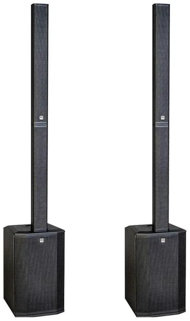 Main image of HK Audio POLAR 12 MK2 2000W Total Active Line Array Column PA System with 12" Sub (Pack of 2)