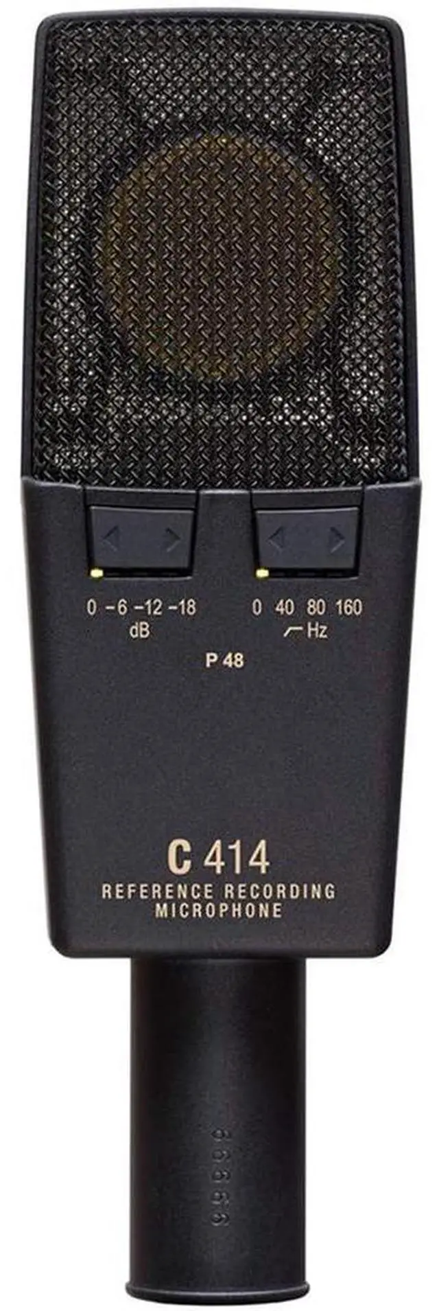 Alt view image 3 of 7 - AKG Pro Audio C414 XLII Vocal Condenser Microphone, Multipattern Bundle with AKG K240 MKII Professional Semi-Open Stereo Headphones, Auray TT-ISO Isolating Desktop Microphone Stand