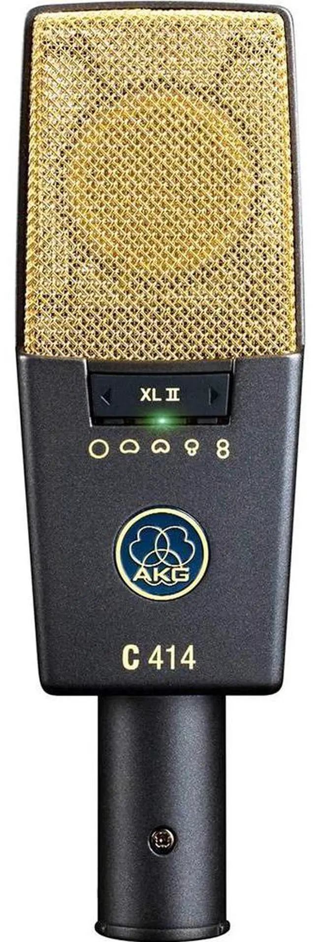 Alt view image 2 of 7 - AKG Pro Audio C414 XLII Vocal Condenser Microphone, Multipattern Bundle with AKG K240 MKII Professional Semi-Open Stereo Headphones, Auray TT-ISO Isolating Desktop Microphone Stand