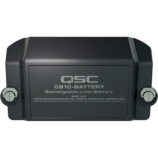 Alt view image 7 of 7 - QSC CB10 Battery-Powered 10" Portable Loudspeaker Bundle with QSC CB10 Battery (4400mAh)