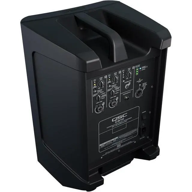 Alt view image 4 of 7 - QSC CB10 Battery-Powered 10" Portable Loudspeaker Bundle with QSC CB10 Battery (4400mAh)