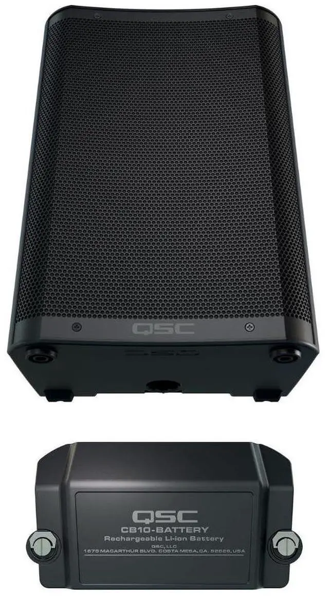 Main image of QSC CB10 Battery-Powered 10" Portable Loudspeaker Bundle with QSC CB10 Battery (4400mAh)