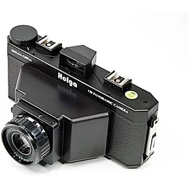 Alt view image 3 of 7 - HOLGA Holga 120 Pan Panoramic Medium Format Film Camera 90mm Optical Lens, Panoramic Viewfinder, Bubble Level Indicator, Dual Hot Shoes, 120 Film Format