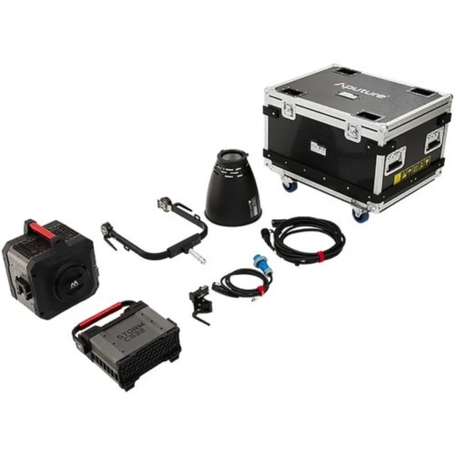 Alt view image 7 of 7 - Aputure STORM CS32 Tunable Color LED Monolight (Flight Case Kit)